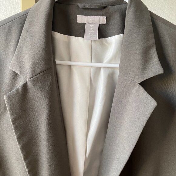Women’s H&M Charcoal Gray Blazer – Size L - Picture 4 of 5
